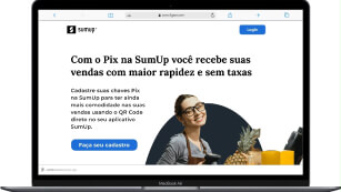imagem de um site